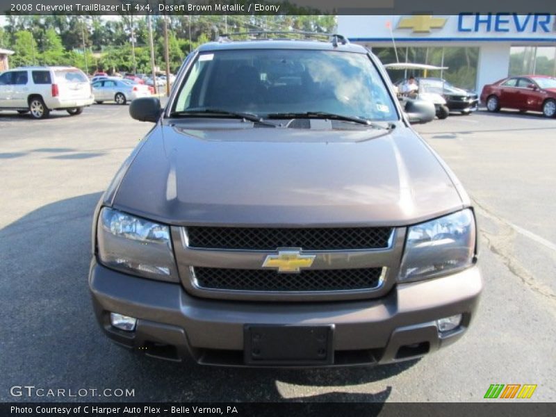 Desert Brown Metallic / Ebony 2008 Chevrolet TrailBlazer LT 4x4