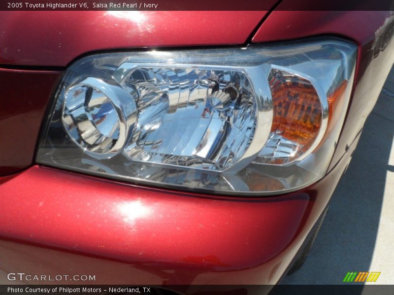 Salsa Red Pearl / Ivory 2005 Toyota Highlander V6