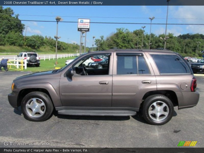 Desert Brown Metallic / Ebony 2008 Chevrolet TrailBlazer LT 4x4
