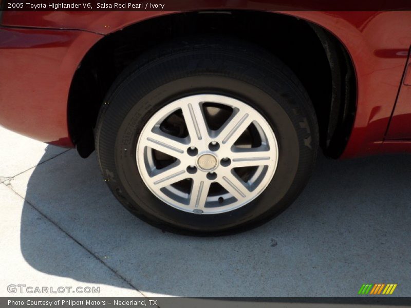 Salsa Red Pearl / Ivory 2005 Toyota Highlander V6