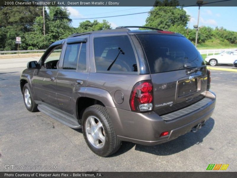 Desert Brown Metallic / Ebony 2008 Chevrolet TrailBlazer LT 4x4