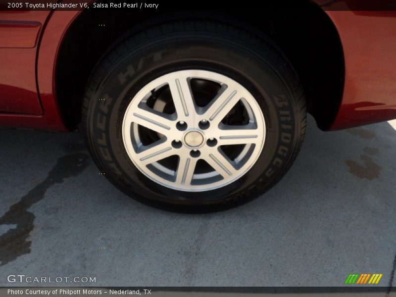 Salsa Red Pearl / Ivory 2005 Toyota Highlander V6