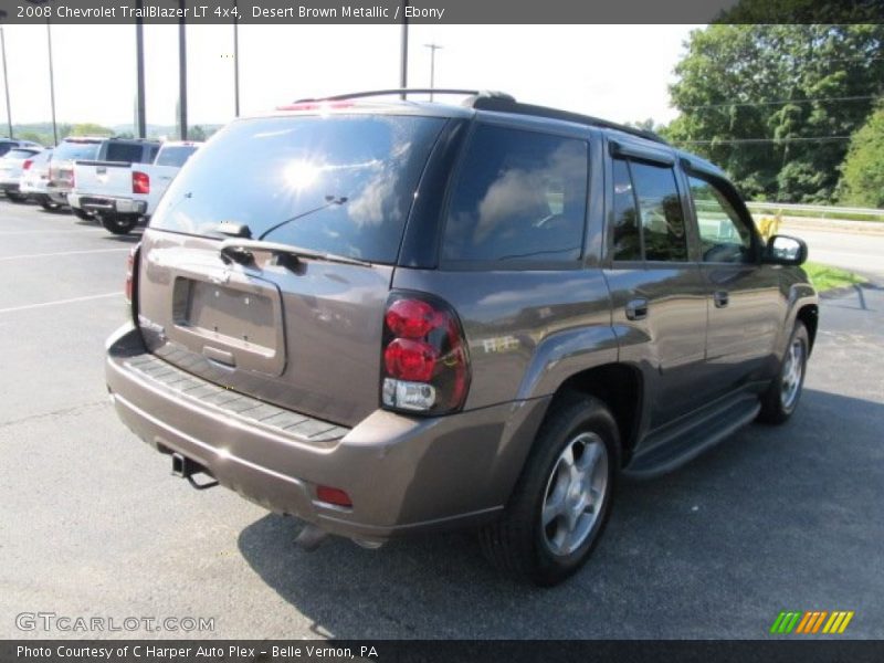 Desert Brown Metallic / Ebony 2008 Chevrolet TrailBlazer LT 4x4