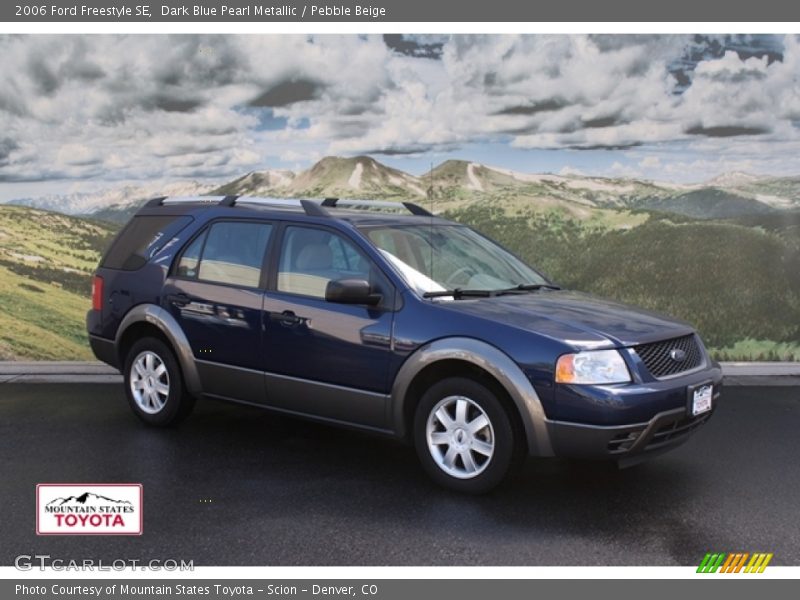 Dark Blue Pearl Metallic / Pebble Beige 2006 Ford Freestyle SE