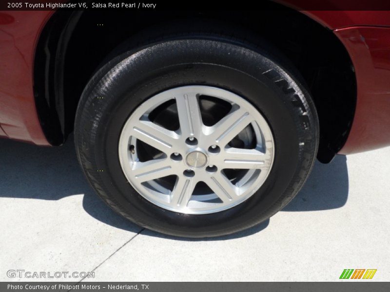 Salsa Red Pearl / Ivory 2005 Toyota Highlander V6