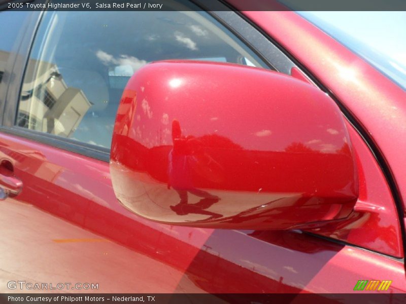 Salsa Red Pearl / Ivory 2005 Toyota Highlander V6
