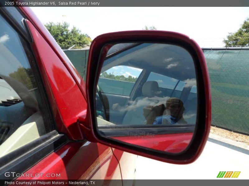 Salsa Red Pearl / Ivory 2005 Toyota Highlander V6