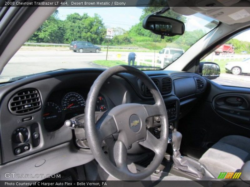 Desert Brown Metallic / Ebony 2008 Chevrolet TrailBlazer LT 4x4