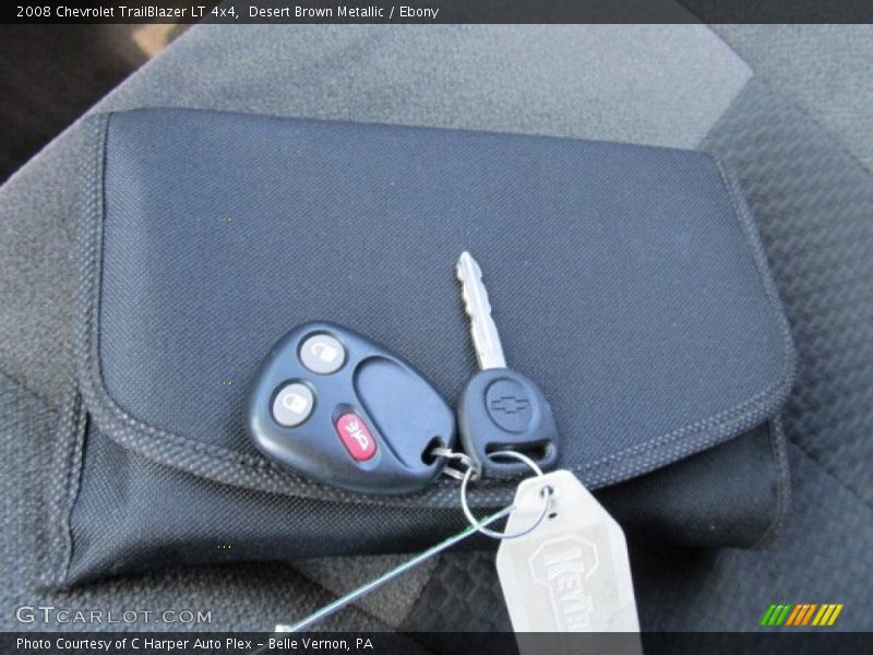 Desert Brown Metallic / Ebony 2008 Chevrolet TrailBlazer LT 4x4