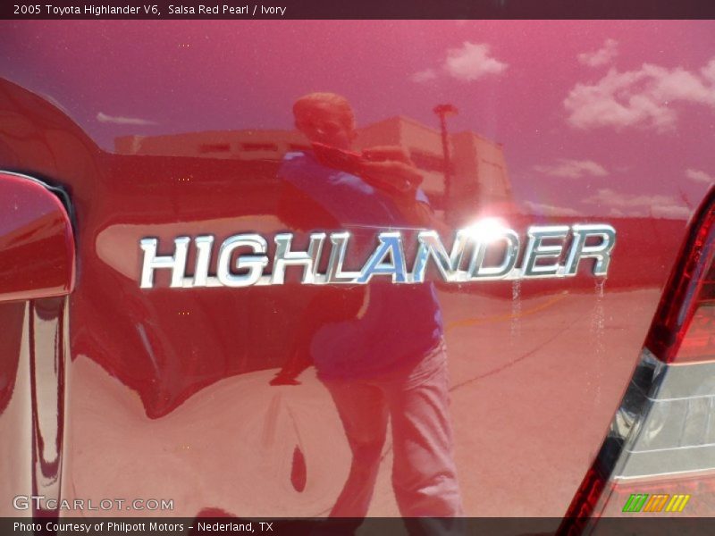 Salsa Red Pearl / Ivory 2005 Toyota Highlander V6