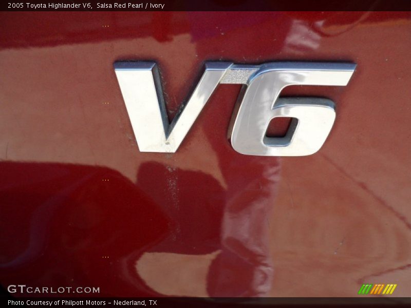 Salsa Red Pearl / Ivory 2005 Toyota Highlander V6