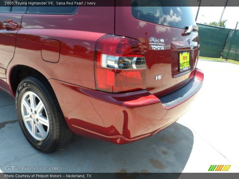 Salsa Red Pearl / Ivory 2005 Toyota Highlander V6
