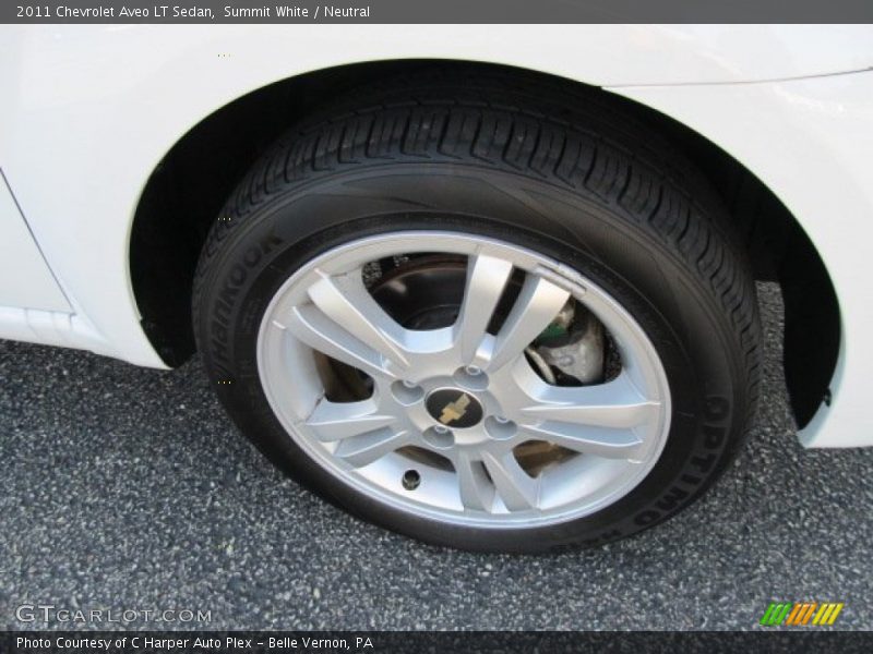 Summit White / Neutral 2011 Chevrolet Aveo LT Sedan