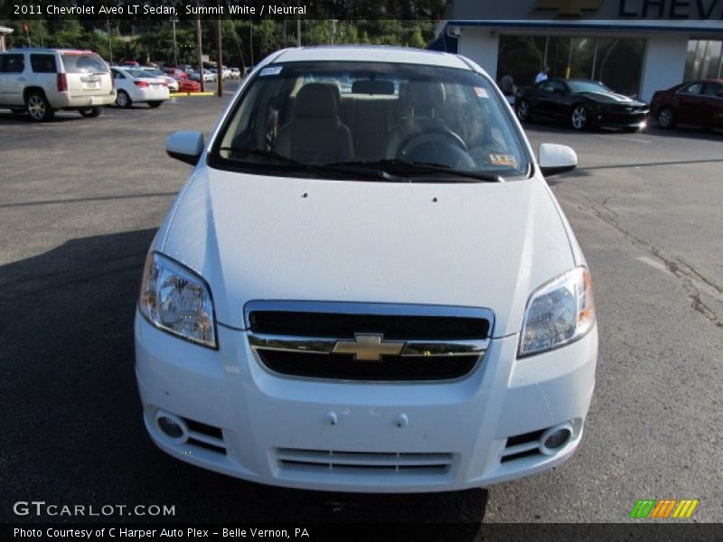 Summit White / Neutral 2011 Chevrolet Aveo LT Sedan