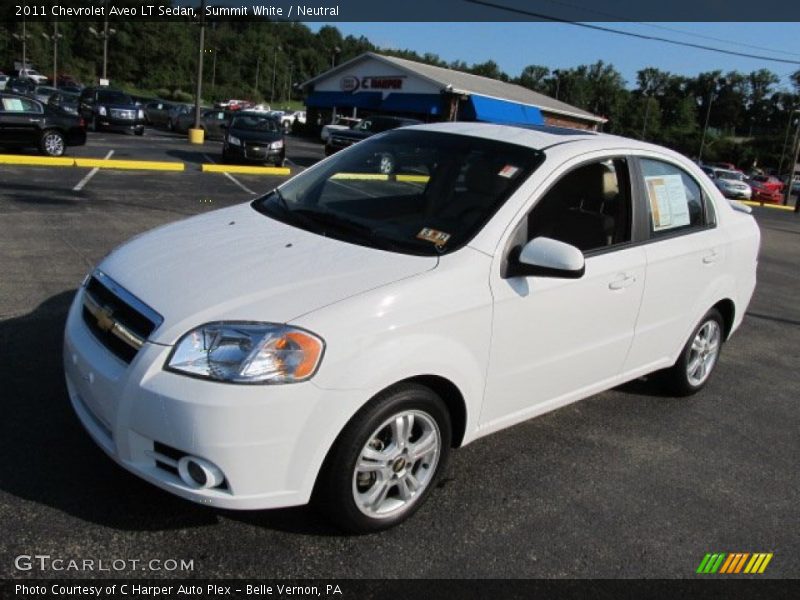 Summit White / Neutral 2011 Chevrolet Aveo LT Sedan