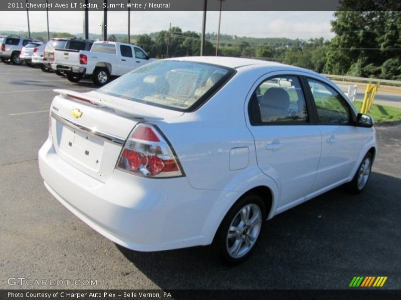 Summit White / Neutral 2011 Chevrolet Aveo LT Sedan