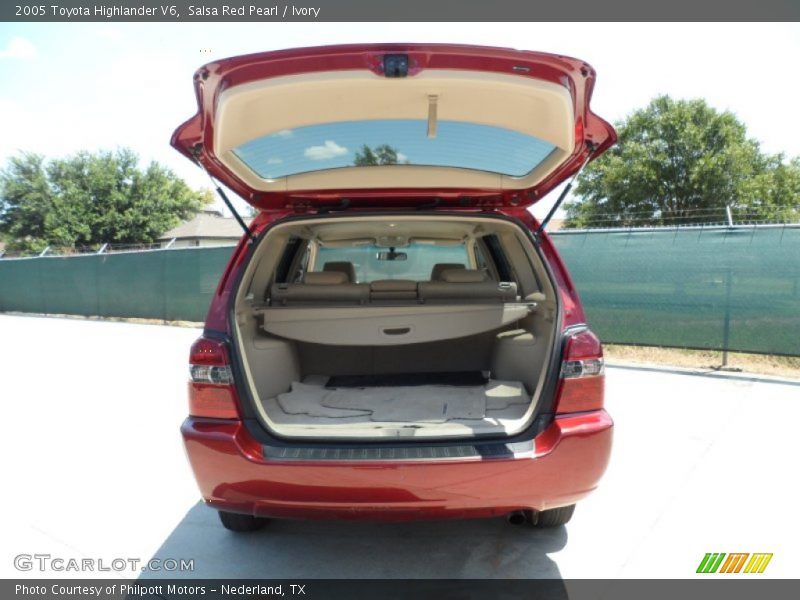 Salsa Red Pearl / Ivory 2005 Toyota Highlander V6