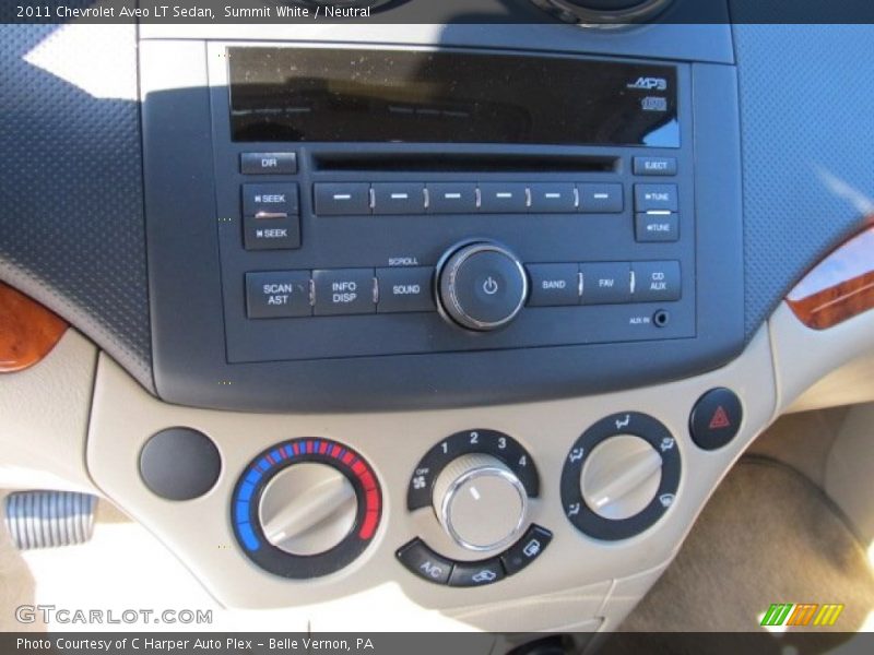 Summit White / Neutral 2011 Chevrolet Aveo LT Sedan