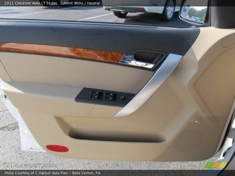 Summit White / Neutral 2011 Chevrolet Aveo LT Sedan