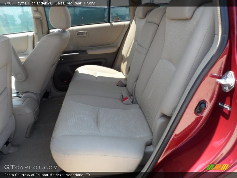 Salsa Red Pearl / Ivory 2005 Toyota Highlander V6