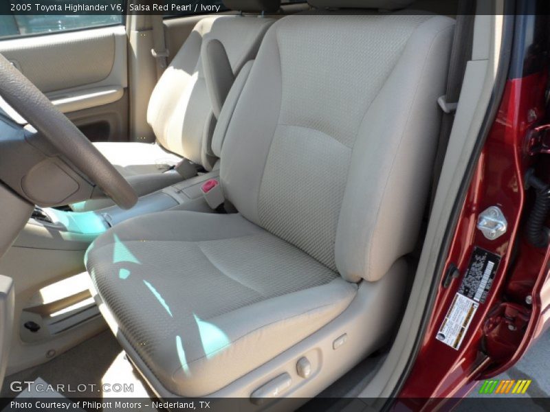 Salsa Red Pearl / Ivory 2005 Toyota Highlander V6