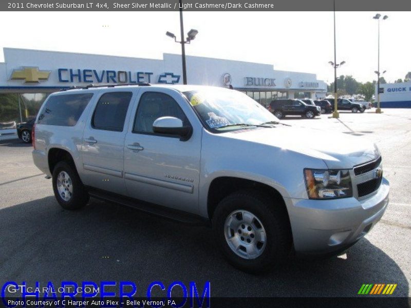 Sheer Silver Metallic / Light Cashmere/Dark Cashmere 2011 Chevrolet Suburban LT 4x4