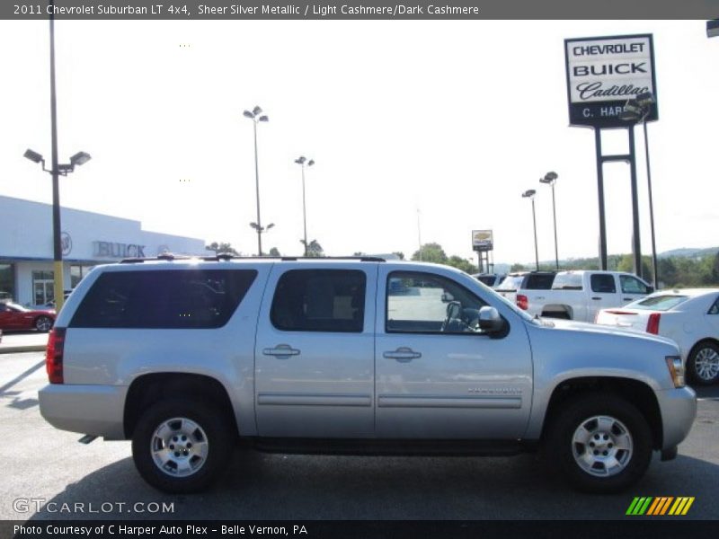 Sheer Silver Metallic / Light Cashmere/Dark Cashmere 2011 Chevrolet Suburban LT 4x4