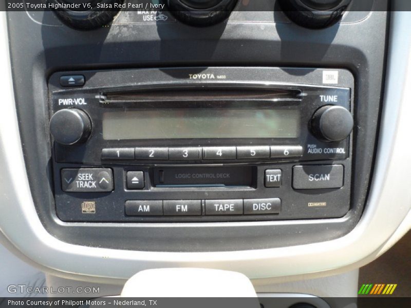 Salsa Red Pearl / Ivory 2005 Toyota Highlander V6