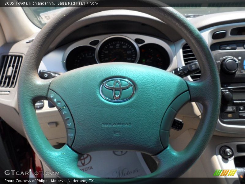 Salsa Red Pearl / Ivory 2005 Toyota Highlander V6