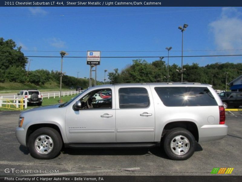 Sheer Silver Metallic / Light Cashmere/Dark Cashmere 2011 Chevrolet Suburban LT 4x4