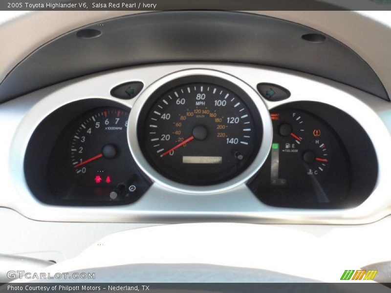 Salsa Red Pearl / Ivory 2005 Toyota Highlander V6