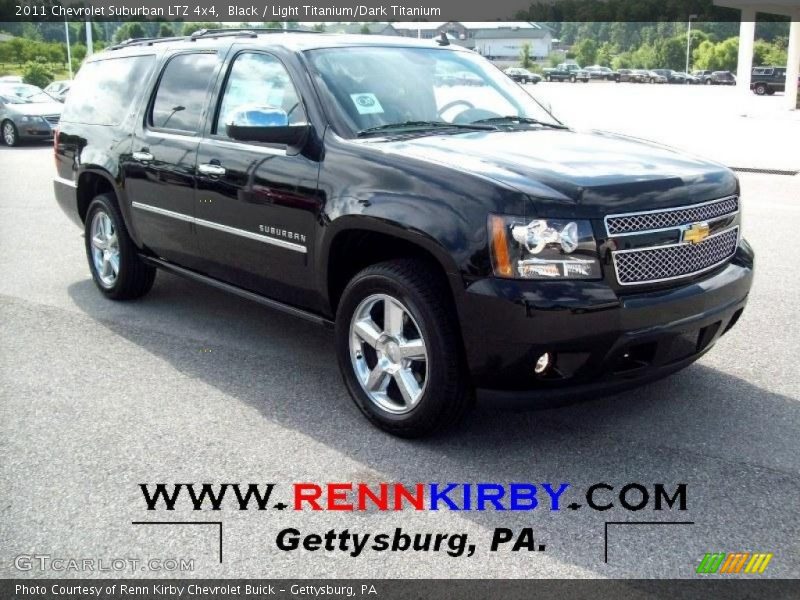 Black / Light Titanium/Dark Titanium 2011 Chevrolet Suburban LTZ 4x4