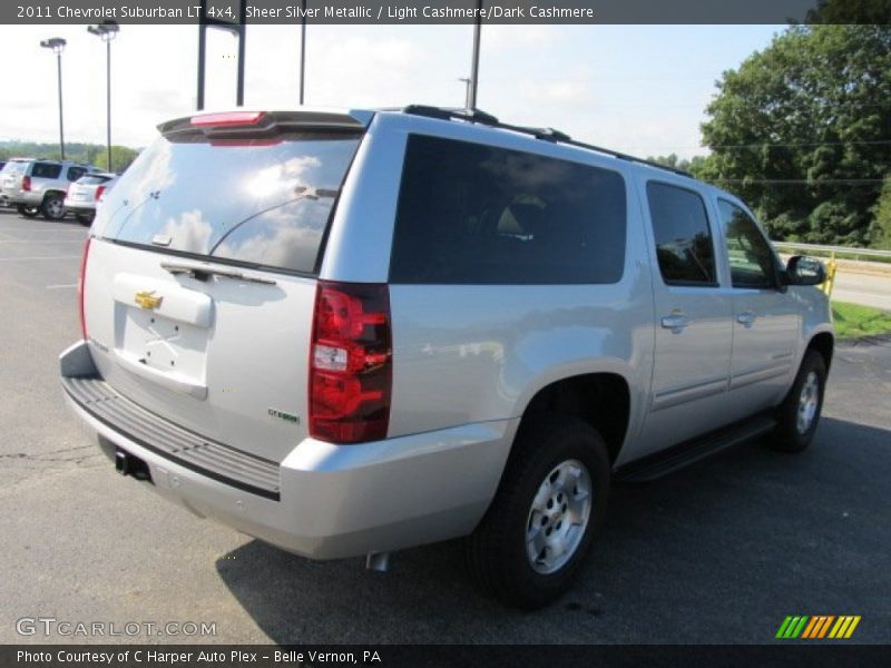 Sheer Silver Metallic / Light Cashmere/Dark Cashmere 2011 Chevrolet Suburban LT 4x4