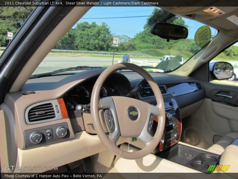 Sheer Silver Metallic / Light Cashmere/Dark Cashmere 2011 Chevrolet Suburban LT 4x4