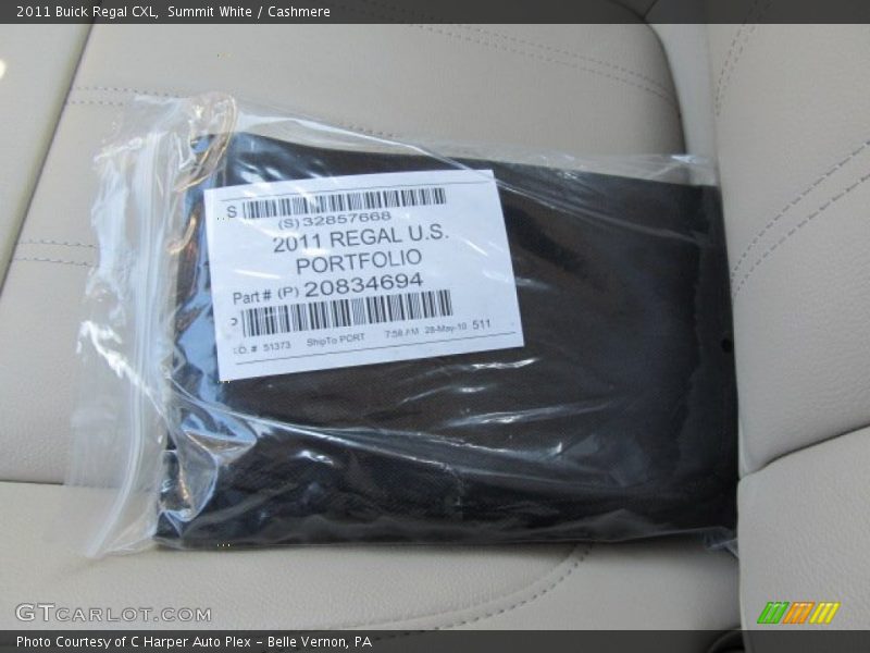 Summit White / Cashmere 2011 Buick Regal CXL