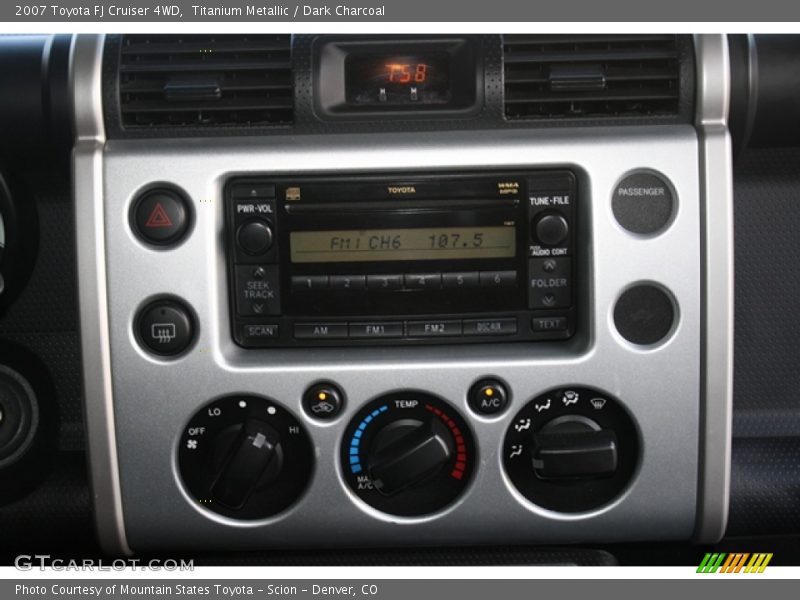 Titanium Metallic / Dark Charcoal 2007 Toyota FJ Cruiser 4WD