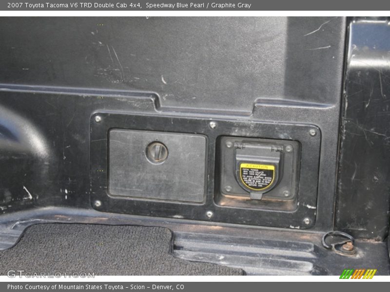 Speedway Blue Pearl / Graphite Gray 2007 Toyota Tacoma V6 TRD Double Cab 4x4