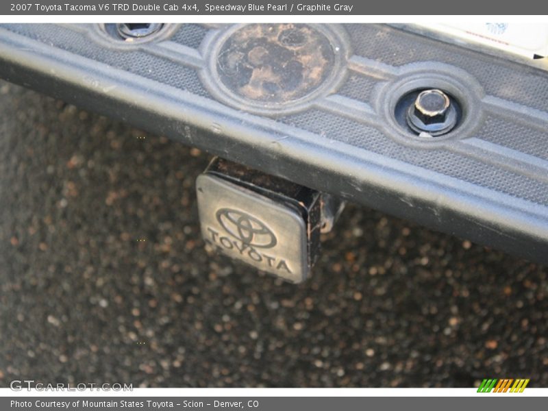 Speedway Blue Pearl / Graphite Gray 2007 Toyota Tacoma V6 TRD Double Cab 4x4