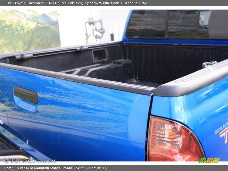 Speedway Blue Pearl / Graphite Gray 2007 Toyota Tacoma V6 TRD Double Cab 4x4