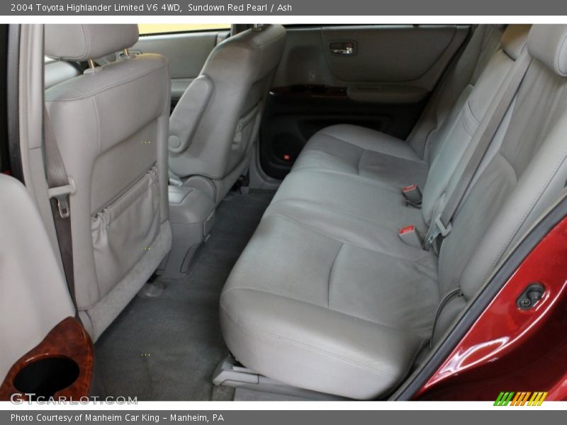 Sundown Red Pearl / Ash 2004 Toyota Highlander Limited V6 4WD