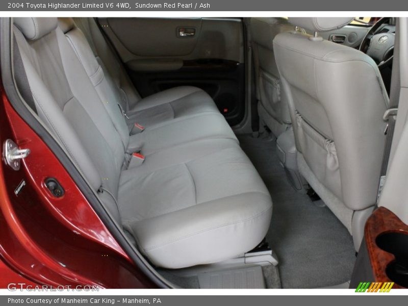 Sundown Red Pearl / Ash 2004 Toyota Highlander Limited V6 4WD