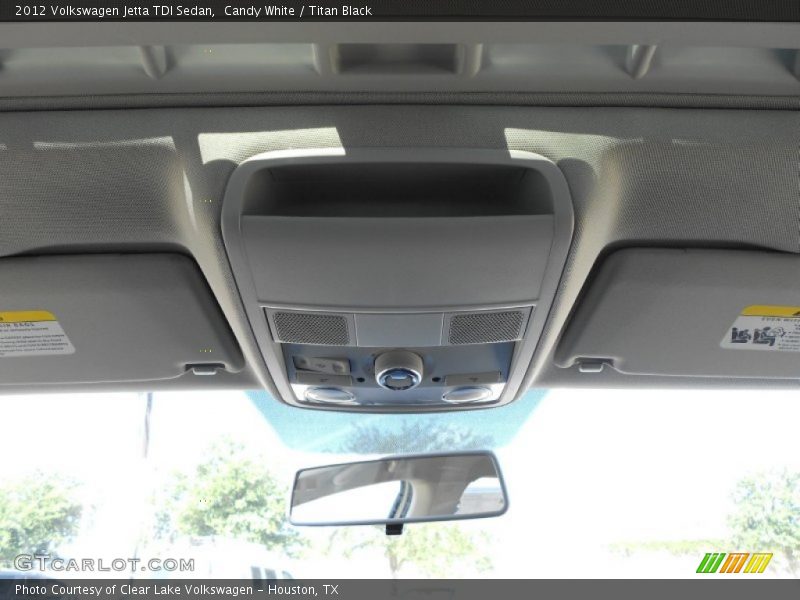 Candy White / Titan Black 2012 Volkswagen Jetta TDI Sedan