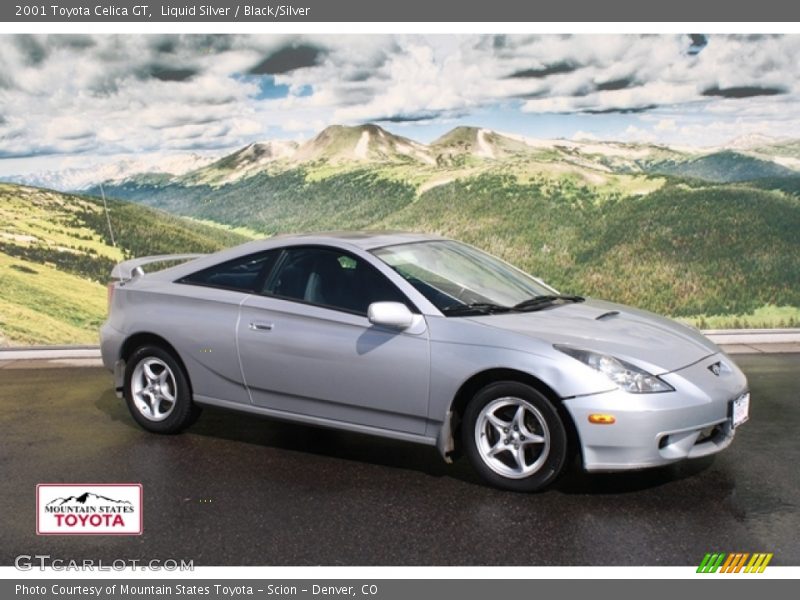 Liquid Silver / Black/Silver 2001 Toyota Celica GT