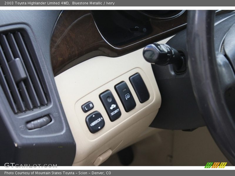 Bluestone Metallic / Ivory 2003 Toyota Highlander Limited 4WD
