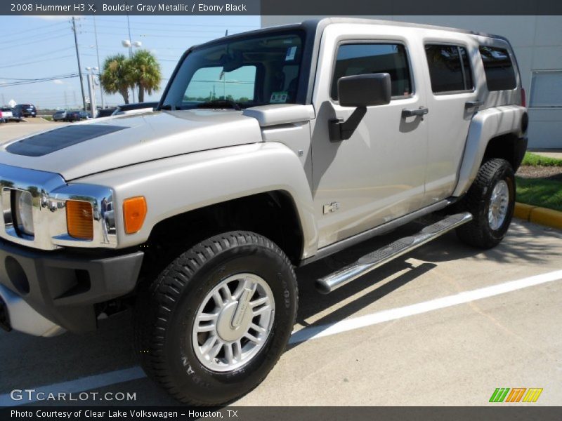 Boulder Gray Metallic / Ebony Black 2008 Hummer H3 X
