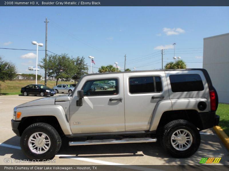 Boulder Gray Metallic / Ebony Black 2008 Hummer H3 X