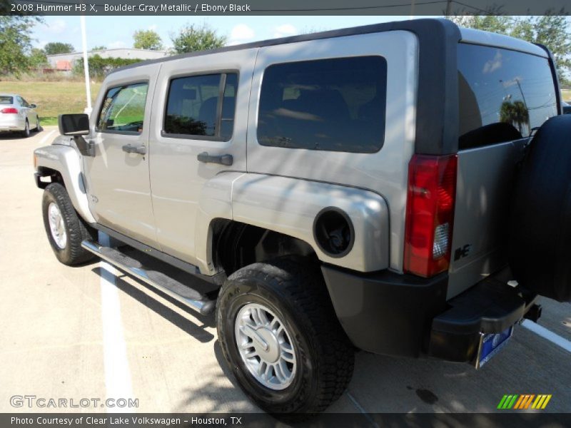 Boulder Gray Metallic / Ebony Black 2008 Hummer H3 X