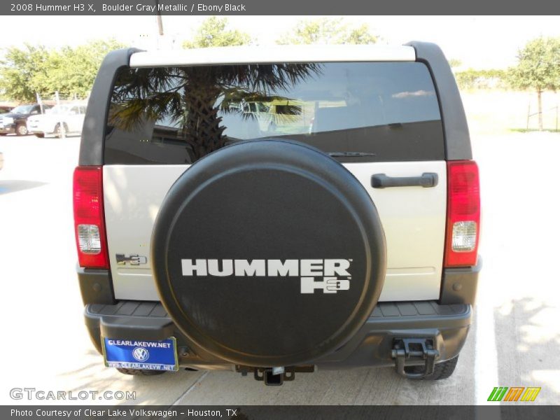 Boulder Gray Metallic / Ebony Black 2008 Hummer H3 X
