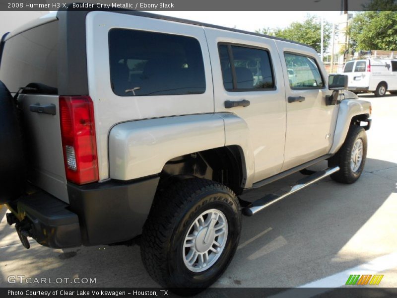 Boulder Gray Metallic / Ebony Black 2008 Hummer H3 X