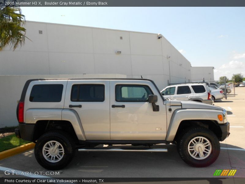 Boulder Gray Metallic / Ebony Black 2008 Hummer H3 X